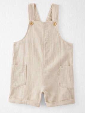 NWT Carter’s Little Planet gauze shortalls size 18 months